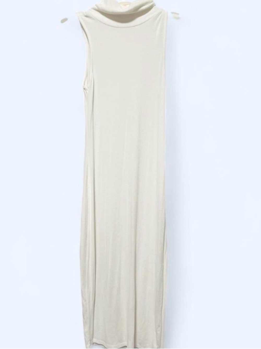 Gianni Bini Ivory Sleeveless Ribbed Knit Dress - Picture 3 of 3